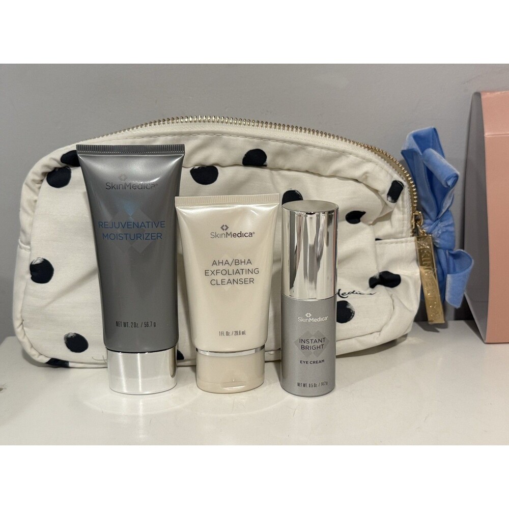 SkinMedica Face + Eyes Essentials Set Skincare Hydrating Anti-Aging Travel Size